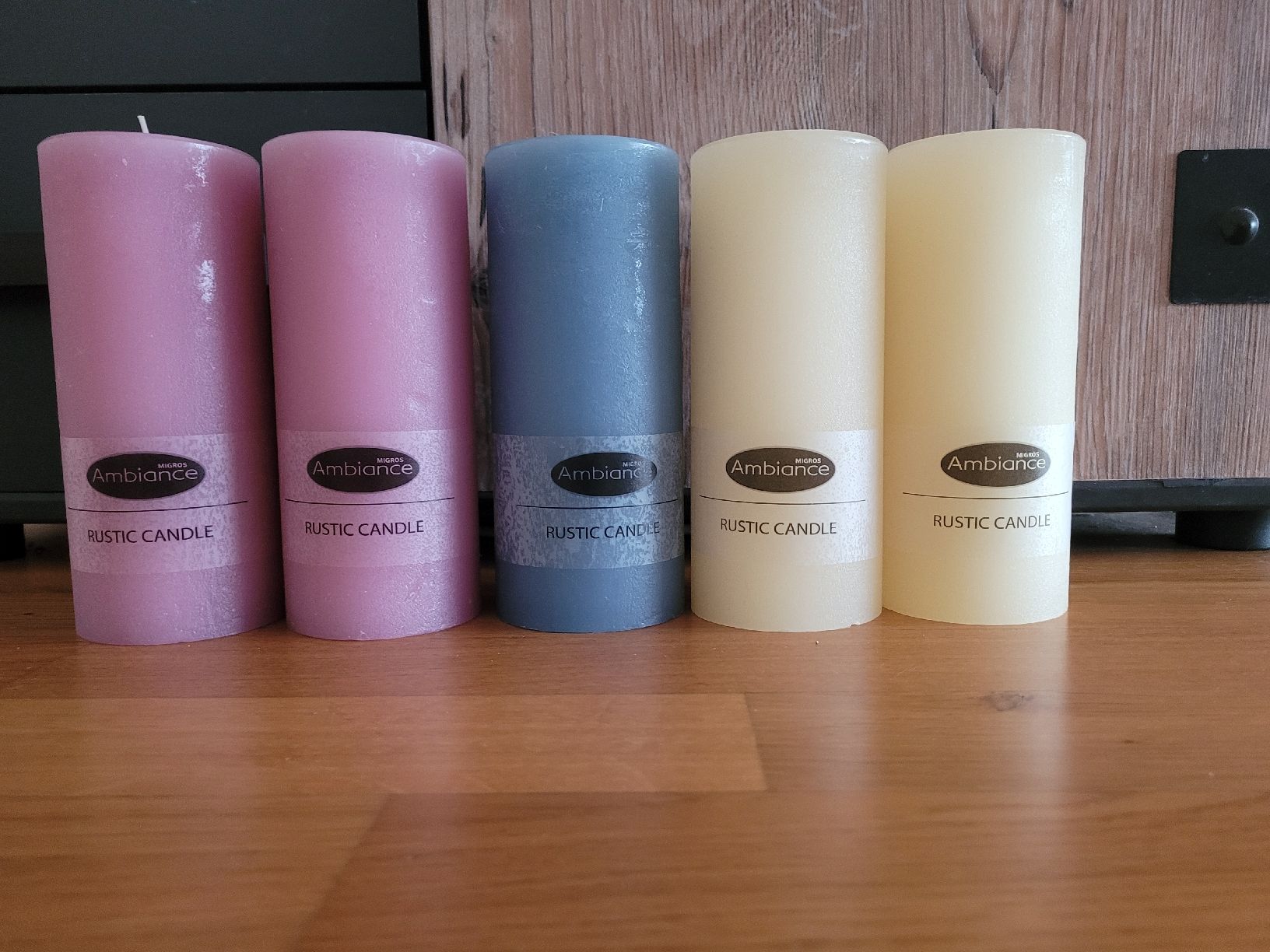 Candele: 5 grosse Zylinderkerzen – Nuovo (secondo la descrizione) da Strengelbach venduto da Micra3