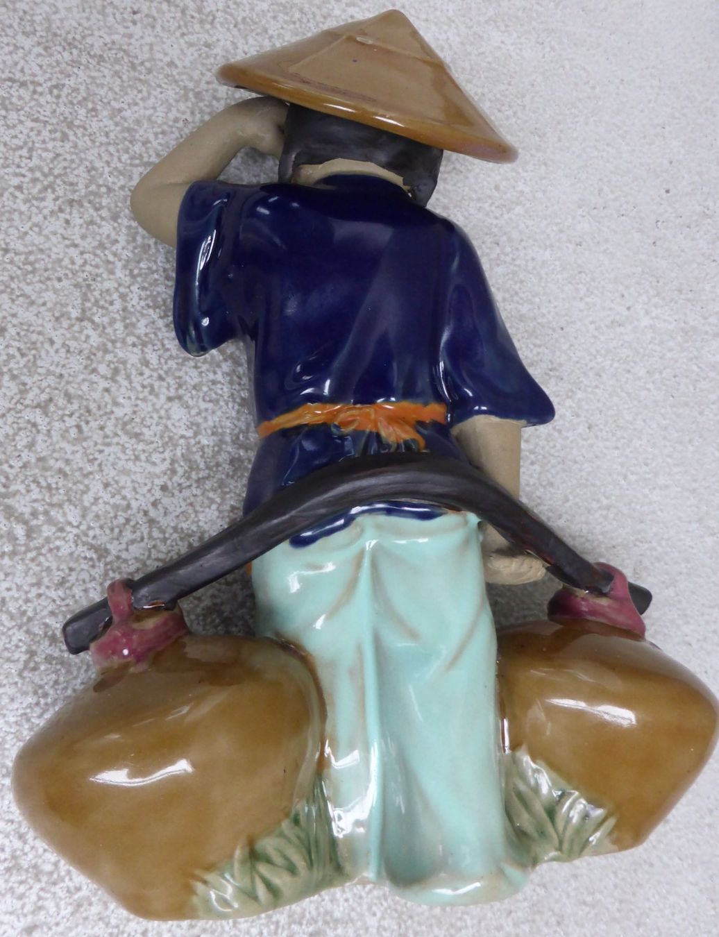 Sculture & Statue: ANTIKE MONGOLISCHE -WASSERTRÄGERIN,-21,5 SELADON--KERAMIK – Usato da Zürich venduto da tritonis 4