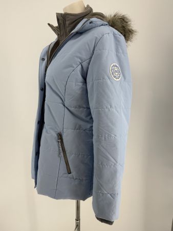 Wattierte Jacke hellblau Gr. 38 von bonprix collection