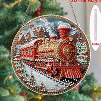 Diamond Painting Aufhänger Weihnachtszug