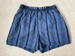 Hugo Boss Boxershorts blau liniert (Grösse Large)