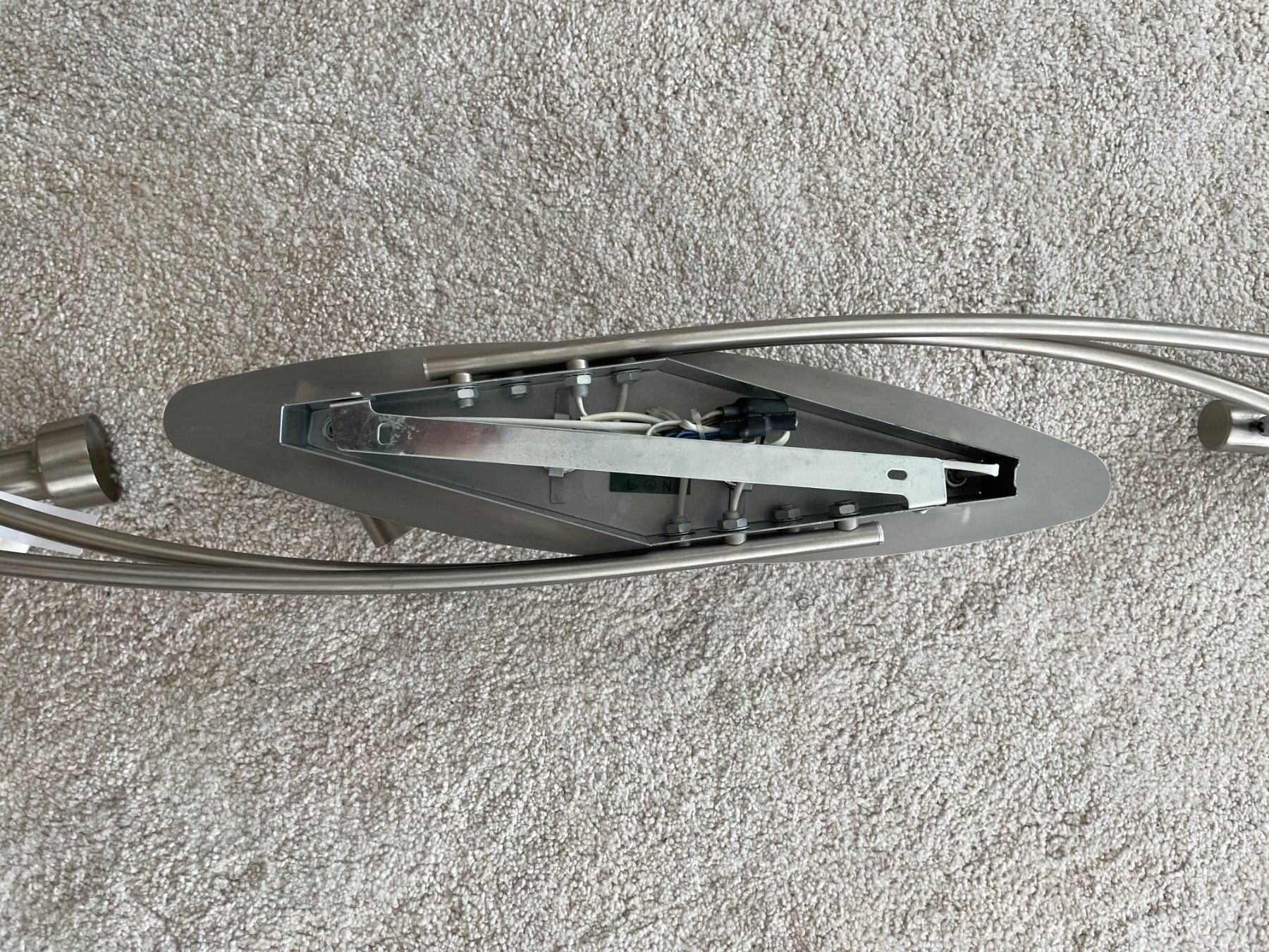 Kronleuchter & Deckenlampen: Schöne Deckenlampe Chrom gebürstet LED – Gebraucht aus Würenlos von Starceve 1