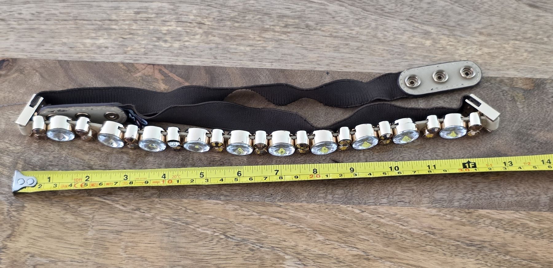 Cinture: Gürtel Morgan mit Steinen und Leder – Usato da Rheinsulz venduto da Gilea 8