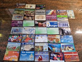 Sammlung von Telefonkarten, viele Verschiedene! Rar!