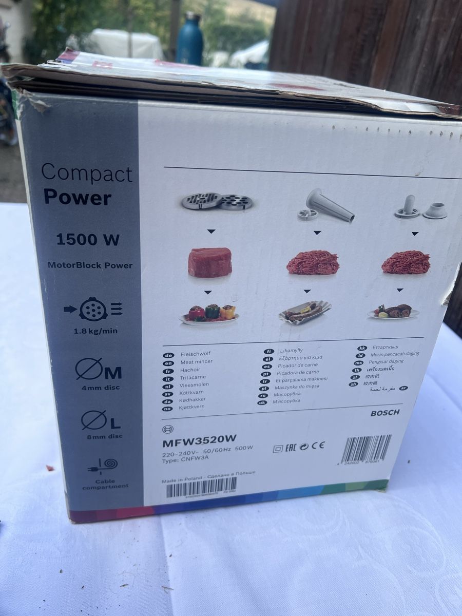 Bosch Appareils de cuisine: BOSCH CompactPower Fleischwolf (102) – D'occasion à Glattfelden par maa_qcj8 3