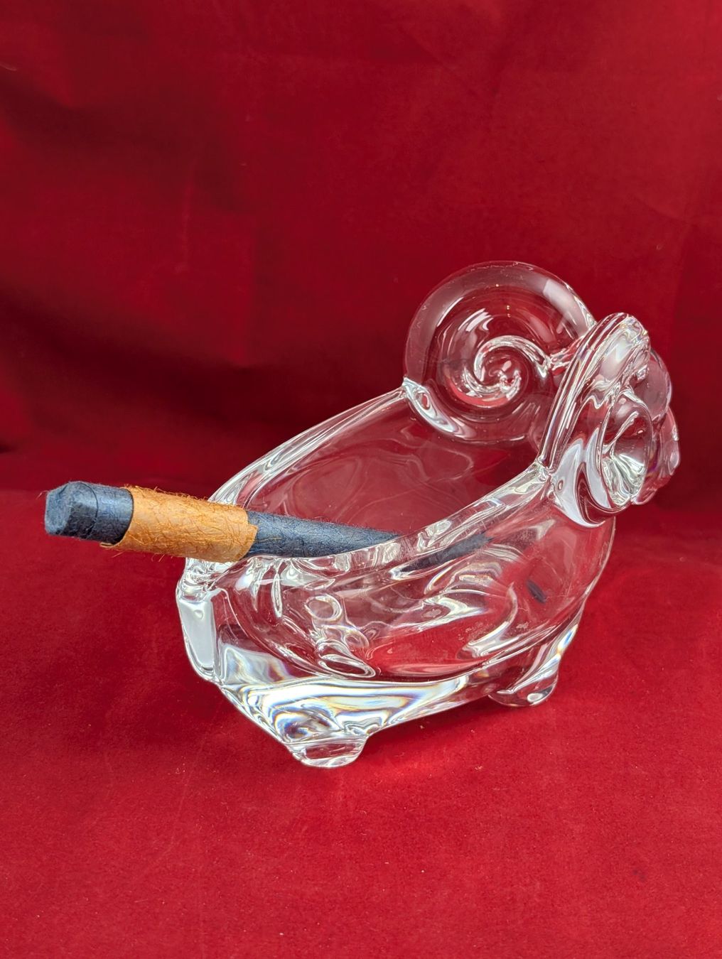 Skulpturen & Statuen: Vannes le Chatel Widder aus Kristall Glas, 70er Jahre – Neu (gemäss Beschreibung) aus Embrach von RogerGerzner 3