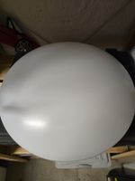 LED Deckenleuchte rund weiss funktionstüchtig gebraucht