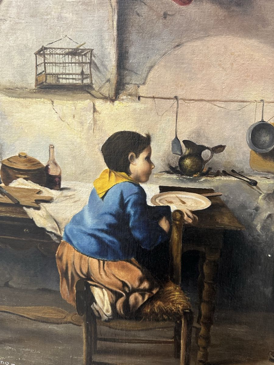 Dipinti: Gemälde nach Domenico Induno (1815-1878) – Usato da Ebikon venduto da Gaenggeliwaar 1
