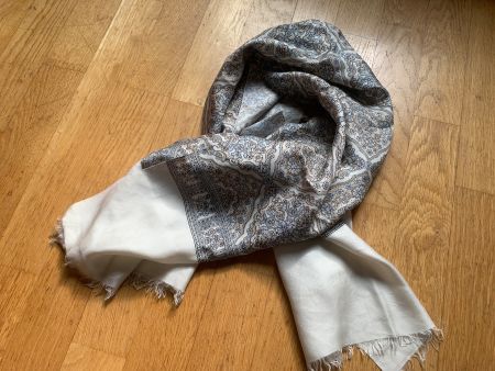 Seidenschal 60 x 120 cm Vintage