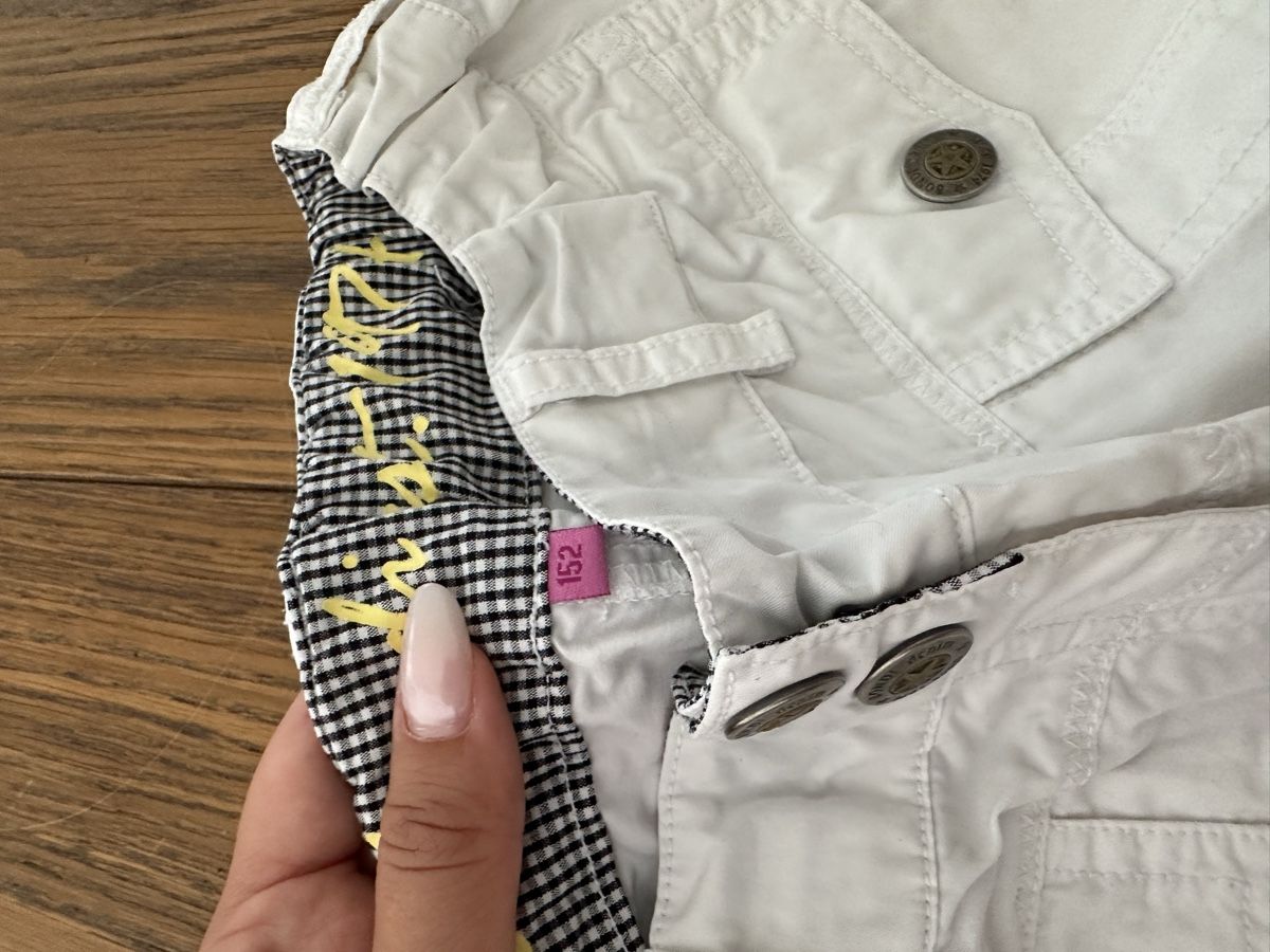 Pantaloni: Coole weisse Cargohose Bondi Gr 152 – Usato da Meilen venduto da ninifee20 4