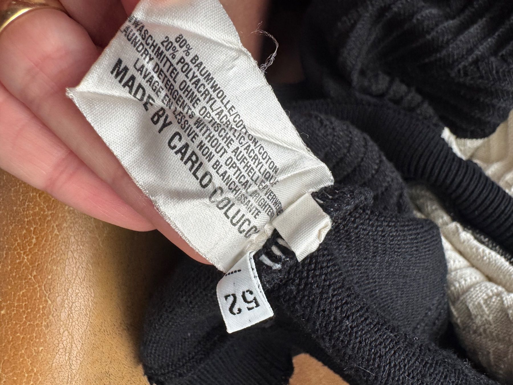 Carlo Colucci Maglioni & Felpe: Carlo Colucci Pullover Polo Strickoberteil – Usato da Obfelden venduto da cesarina10 9