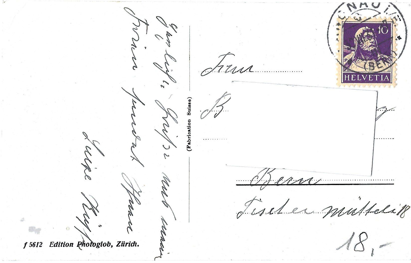 Ansichtskarten: Langnau  i.  E.  Erholungsheim – Gebraucht aus Bütschwil von Jackson1A 1