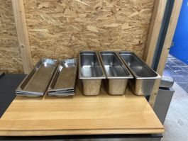 10 x 2/4 GN , 7 x 4 cm 3 x 15 cm