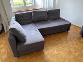 Graues Sofa (Ikea FRIHETEN) Ecksofa mit Bett funktion