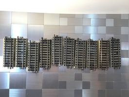 MÄRKLIN H0 GERADE GLEISSTÜCKE 10X 5107 9cm