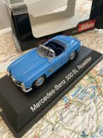 SCHUCO MERCEDES BENZ 300 SL ROADSTER BLUE ART. 02532 NEW DIE