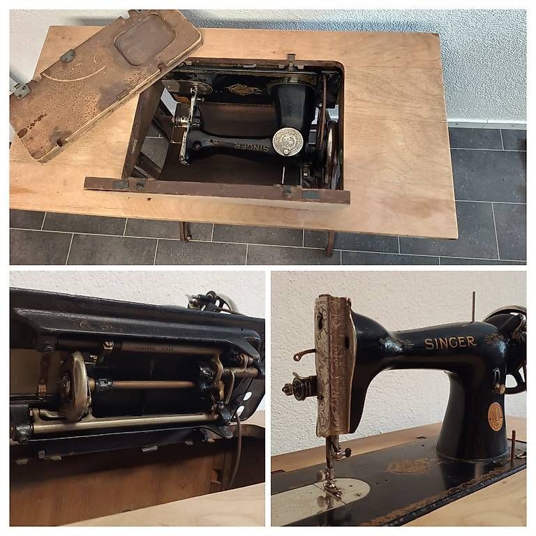 Singer Macchine da cucire: Singer Nähmaschine  ideal als Deko oder Upcycling-Projekt – Usato da Wallenwil venduto da che_9ysr 1