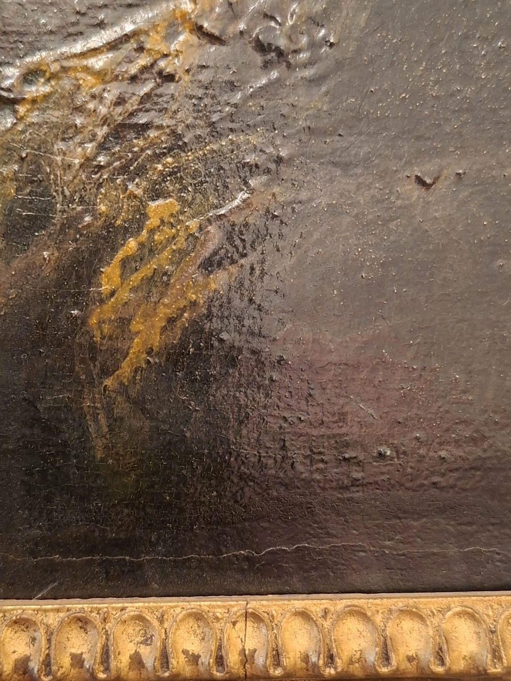 Dipinti: Altes Oelbild Bergwelt/Goldrahmen – Usato da Trimbach venduto da stillik 6