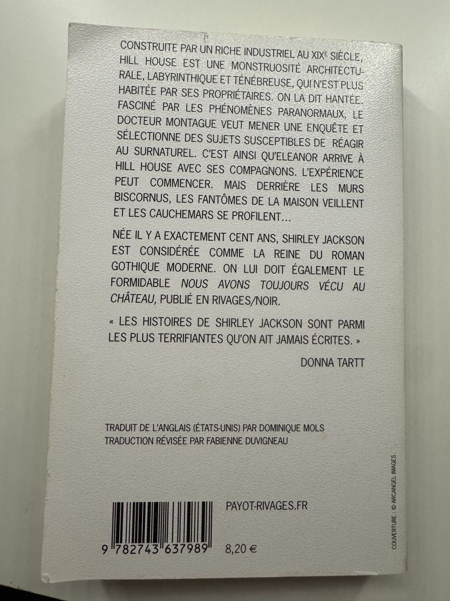 Livres: La Maison Hantée / Shirley Jackson – D'occasion à Versoix par Sad_09 1