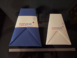POPVASE faltbare Blumenvasen, 2 Stk, neu.