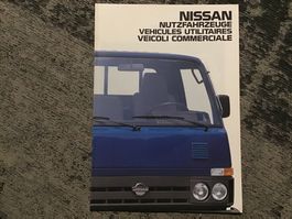 Nissan Nutzfahrzeuge Verkaufsprospekt 12 Seiten, Januar 1990