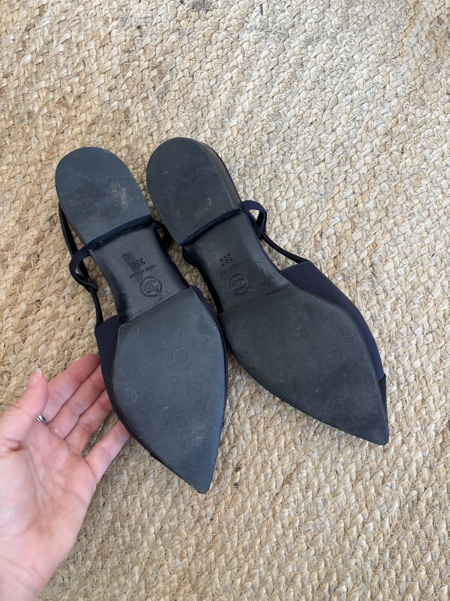 Chanel Scarpe da donna: Chanel Sling Backs 38 – Usato da Zürich venduto da Salomej011 1