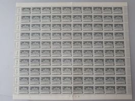 100 Marken 1 Pfennig Bogen Brandenburgertor