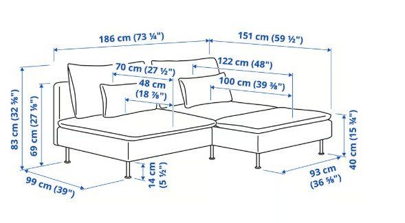 Ikea Divani: SÖDERHAMN 2er-Sofa – Usato da Marthalen venduto da man_h9vp 2