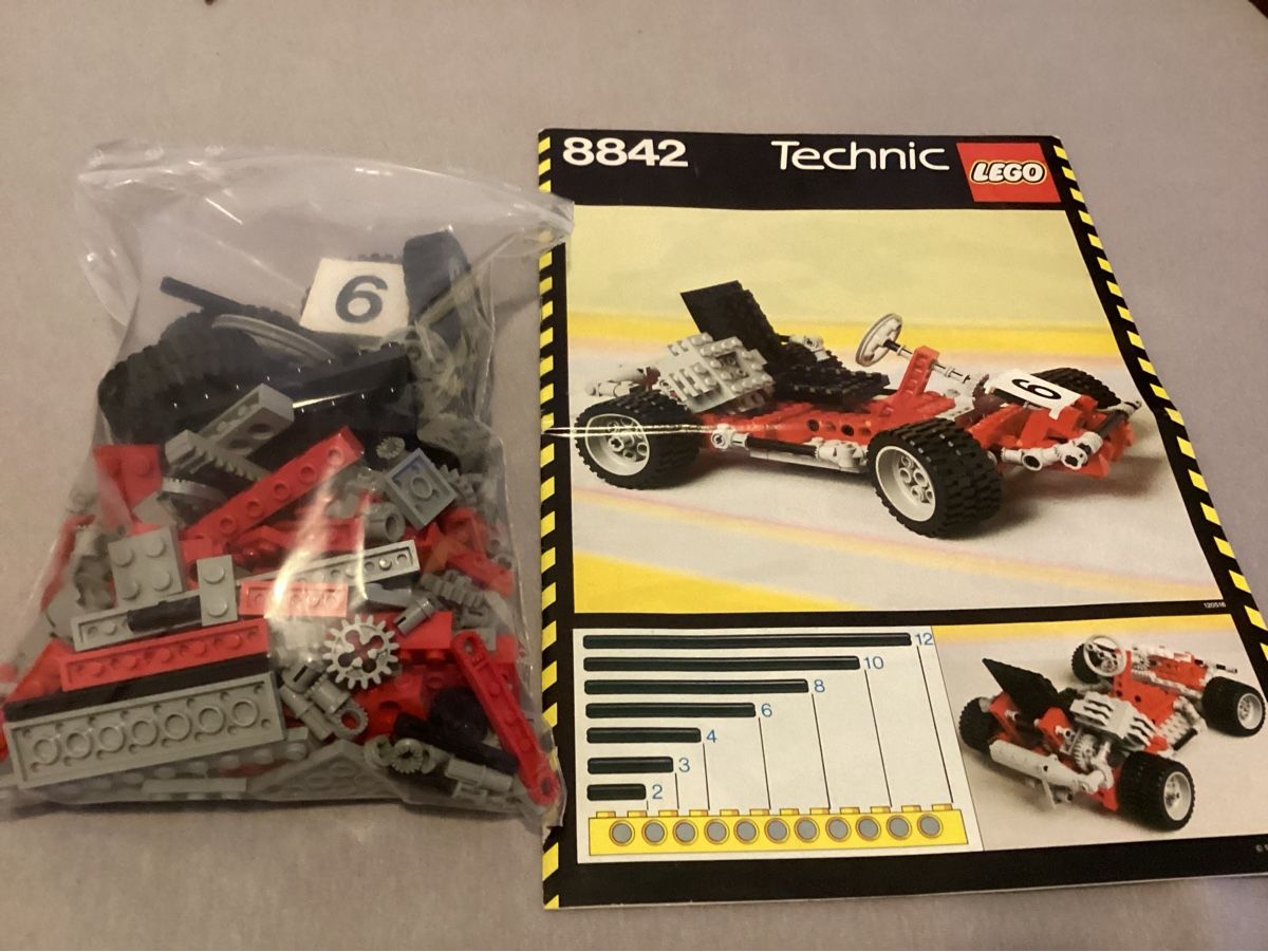 Lego Kit di costruzioni: Lego Technic 8842 Go-Kart 1986 – Usato da Arbedo venduto da Teto77