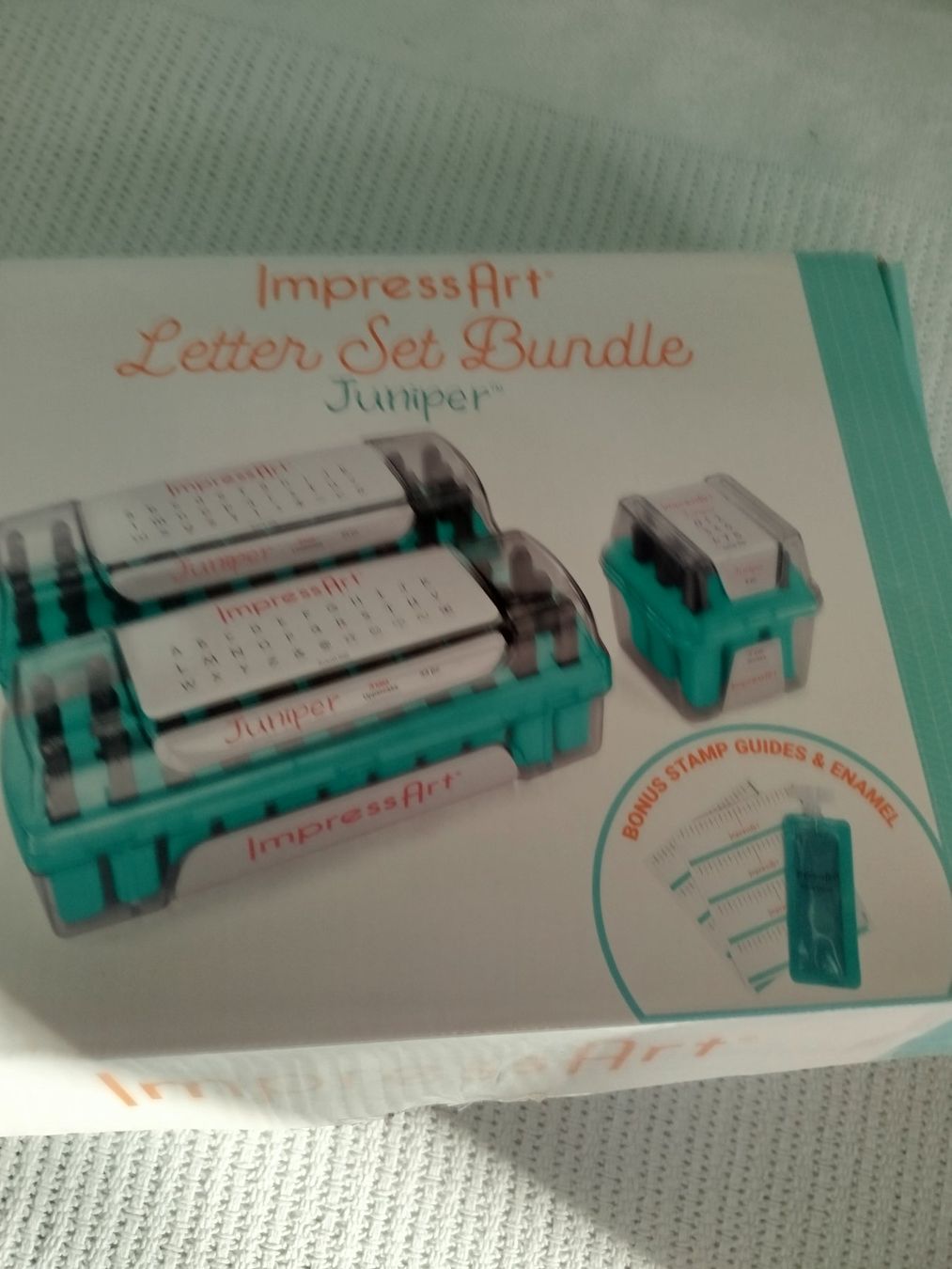 Timbri: ImpressArt Letter Set Bundle Juniper, Hand Stamping Set! – Usato da Gränichen venduto da karthu 3