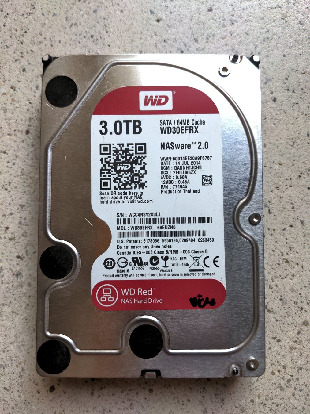 Western Digital Dischi rigidi: WD Red 3TB – Usato da Zürich venduto da Kundigundi