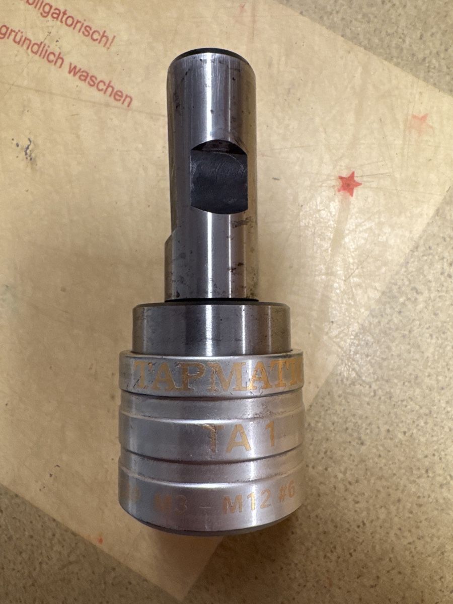 Tutti gli attrezzi: Tapmatic TA1 Gewindeschneidfutter M3-M12 – Usato da Bellmund venduto da Sodick