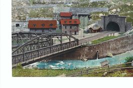 Göschenen Gotthardtunnel und die Reuss, Verlag Beeler