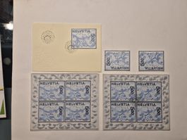 Helvetia Briefmarken Stickerei Marke 2000 Philatelie Rarität