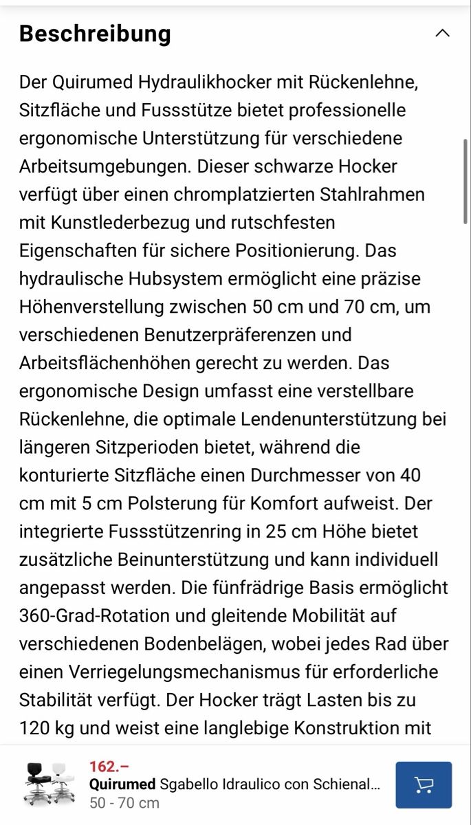 Stühle: Bürostuhl, Kosmetikstuhl – Gebraucht aus Rothenhausen von dbu_gh52 4