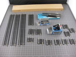Märklin Lot K-Gleise und Zubehör
