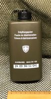 Schweizer Armee Militär Entgiftungspulver ABC Abwehr Angriff
