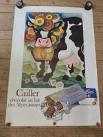 Werbeplakat Plakat Poster Cailler Chocolat Suisse Vintage