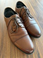 Herren Lederschuhe, braun, Grösse 42