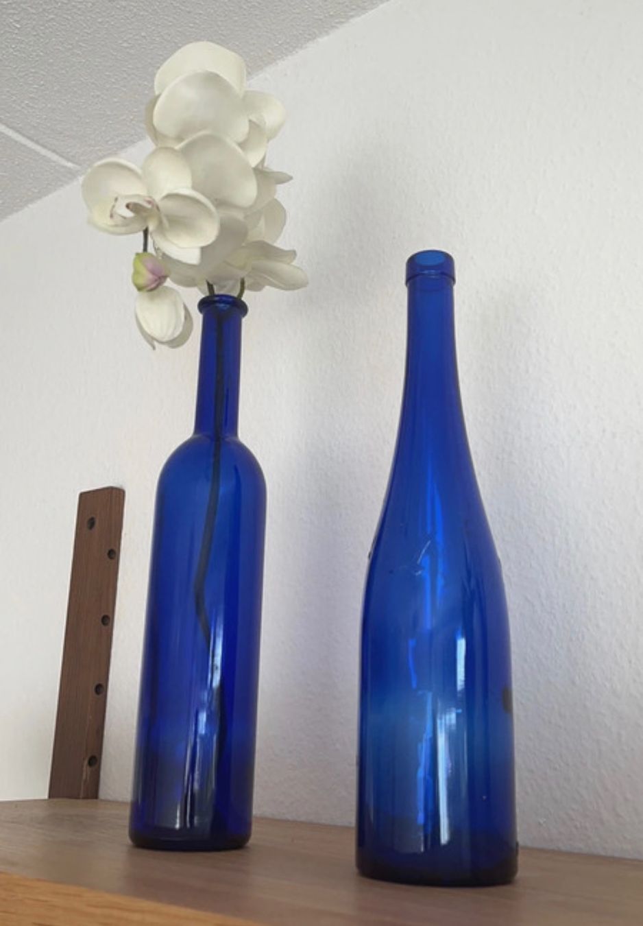 Vase & Récipients: Two glass vases blue – D'occasion à Zürich par cme_ft9l 1