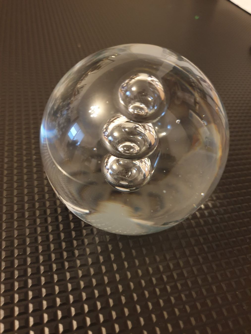 Tutte le decorazioni: Dekorative Glaskugel mit Luftblasen - Zeitloses Design! – Usato da Locarno venduto da ICARO8 3