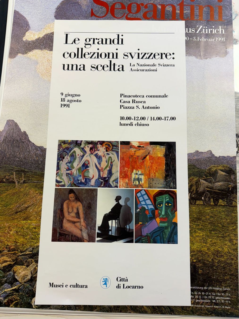Foto & Immagini: Locarno Ausstellungsposter "Schweizer Kollektionen" – Usato da Zürich venduto da dargie82