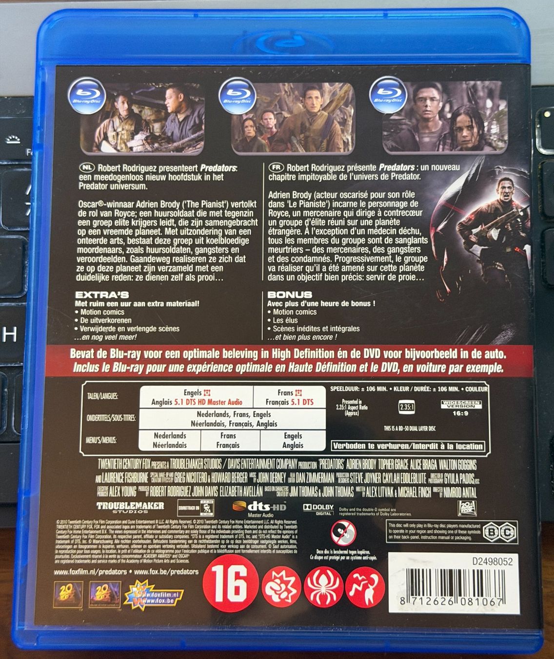 Alle DVDs: Predators (2010) - Blu-ray – Gebraucht aus Semsales von __Florian__ 2
