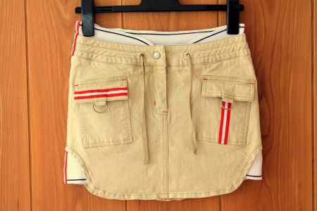 Vacuum * spezieller ROCK / Minirock mit tollen Details 34 XS