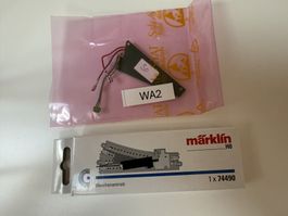 Märklin Weichenantrieb 74490 mit Digitaldecoder 60099 V1.2