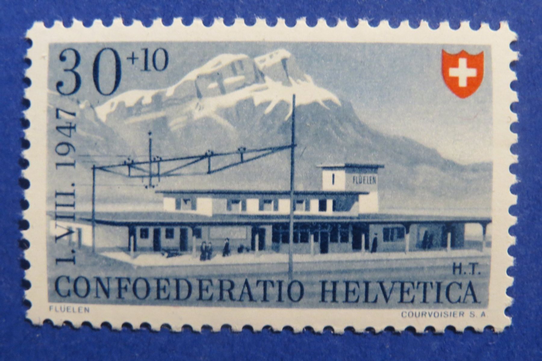 Alle Briefmarken: Serie Pro Patria 1947 postfrisch **, - SBK: 20.-. – Neu (gemäss Beschreibung) aus Brunnen von Kumari 1