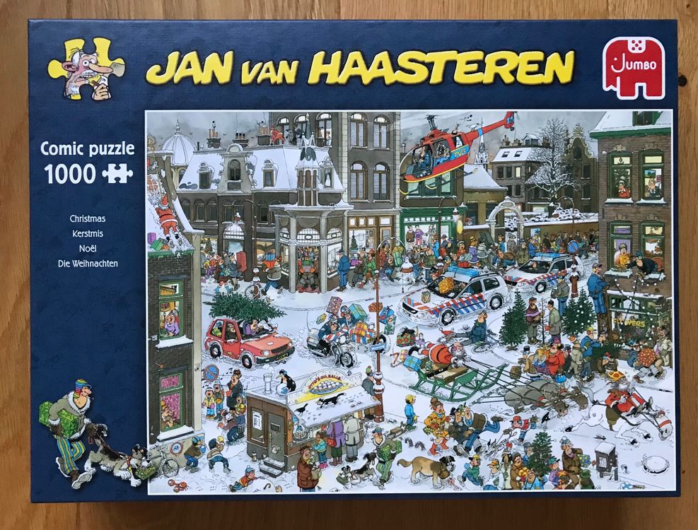 Jan Van Haasteren Puzzle 'Der Nikolaus Kommt!' - 1000 Teile Wimmelbild Für Erwachsene