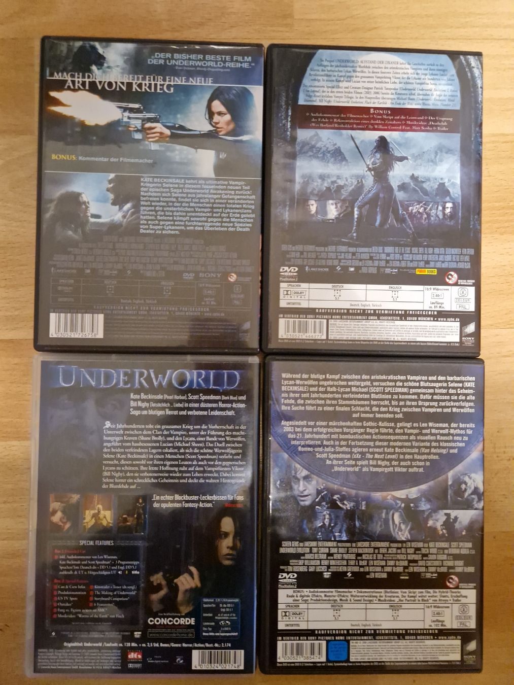 Tutti i DVDs: UNDERWORLD – Usato da Zürich venduto da Arianco 1