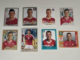 8er-Set -  Xhaka - 🇨🇭Schweiz Nati - Basel - EM & WM