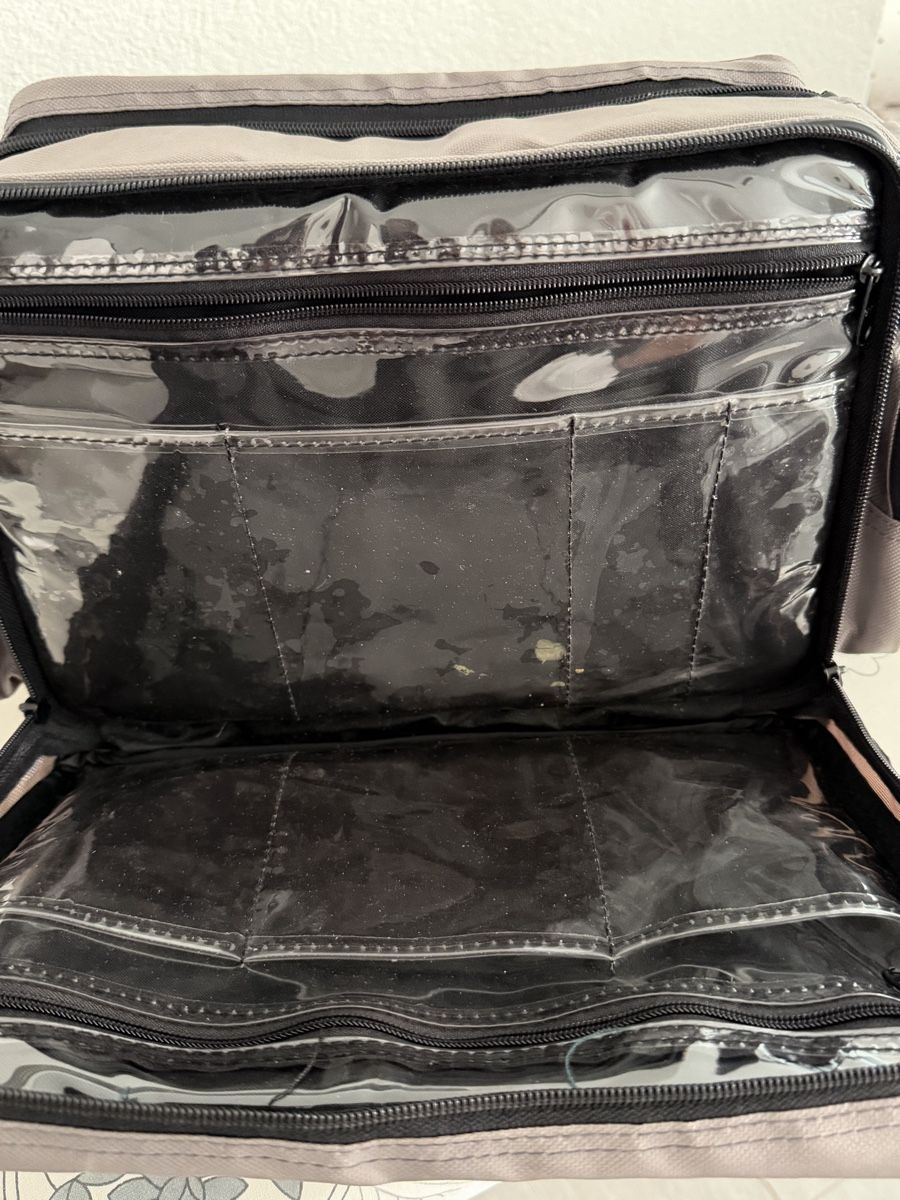 Borse: Monza Tasche mit Fächern grau schwarz guter Zustand – Usato da Domat/ Ems venduto da Ba312 4
